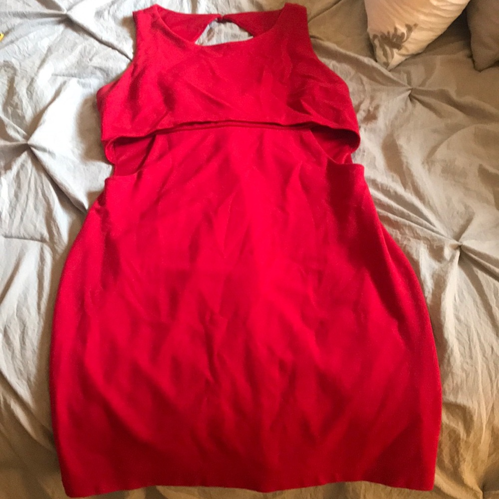 Red dress